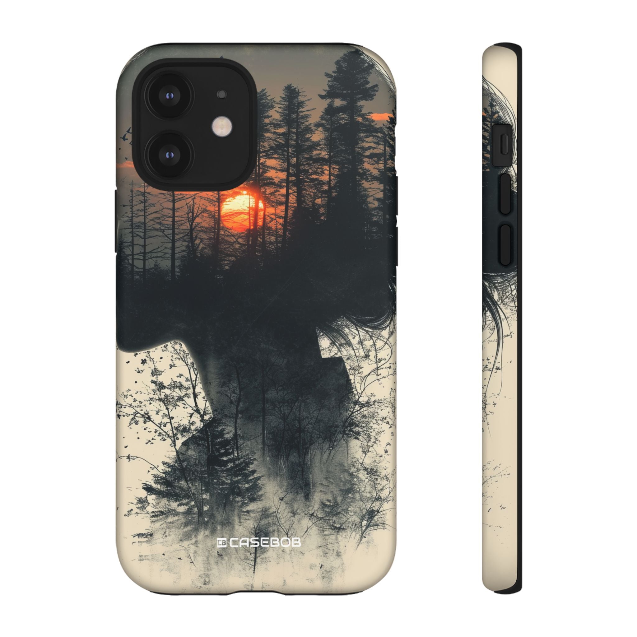 Tranquil Silhouette | Protective Phone Case for iPhone