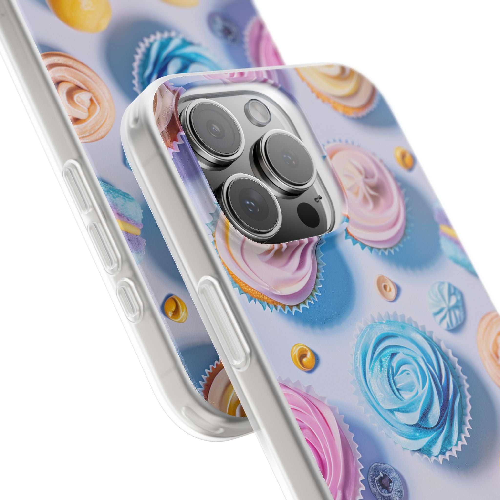 Pastel Whimsy Desserts - Flexi iPhone 16 Phone Case