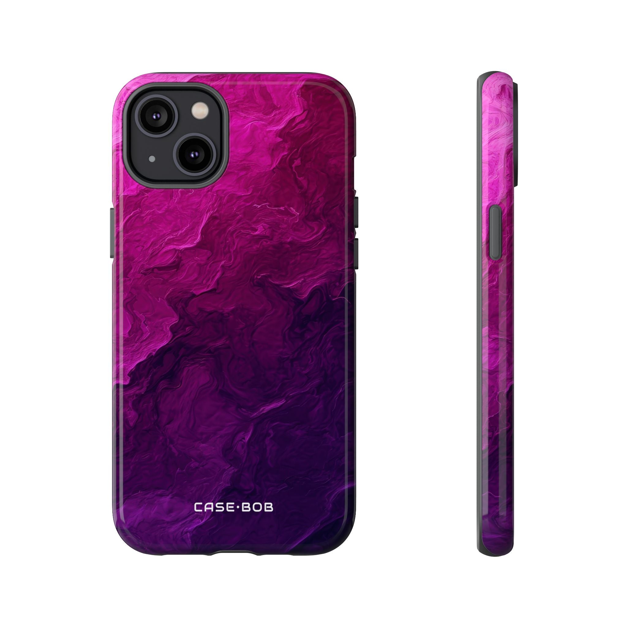 Violet Swirl iPhone 14 Plus Case - Tough