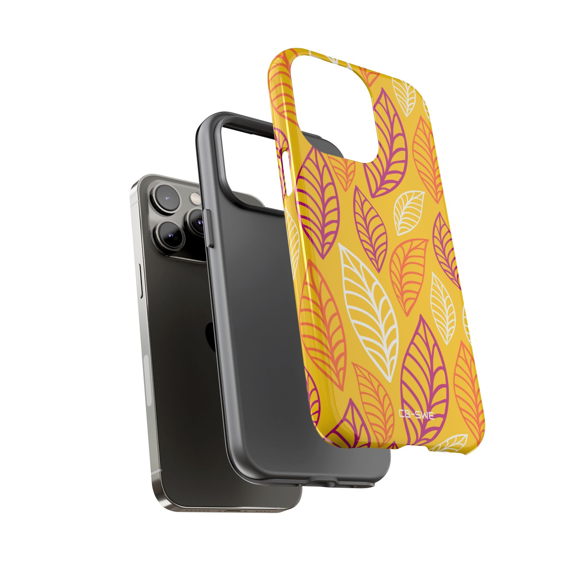 Vibrant Leaf Symphony - iPhone Case