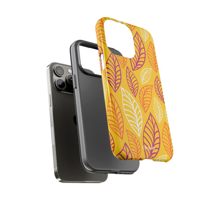 Vibrant Leaf Symphony - iPhone Case