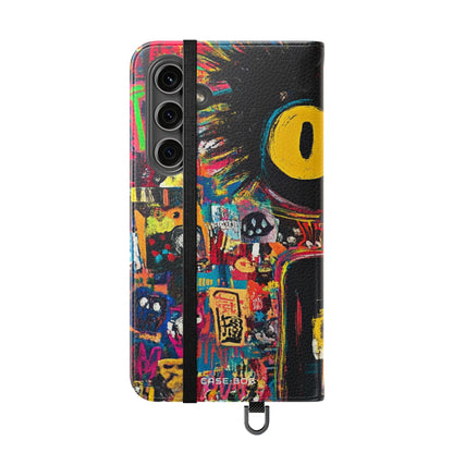 Yellow Eyes - Samsung S24 Plus Case - Wallet