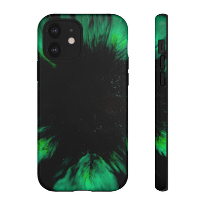 Northen Star Gaze Ink Art iPhone Case (Protective) iPhone 12 Glossy Phone Case