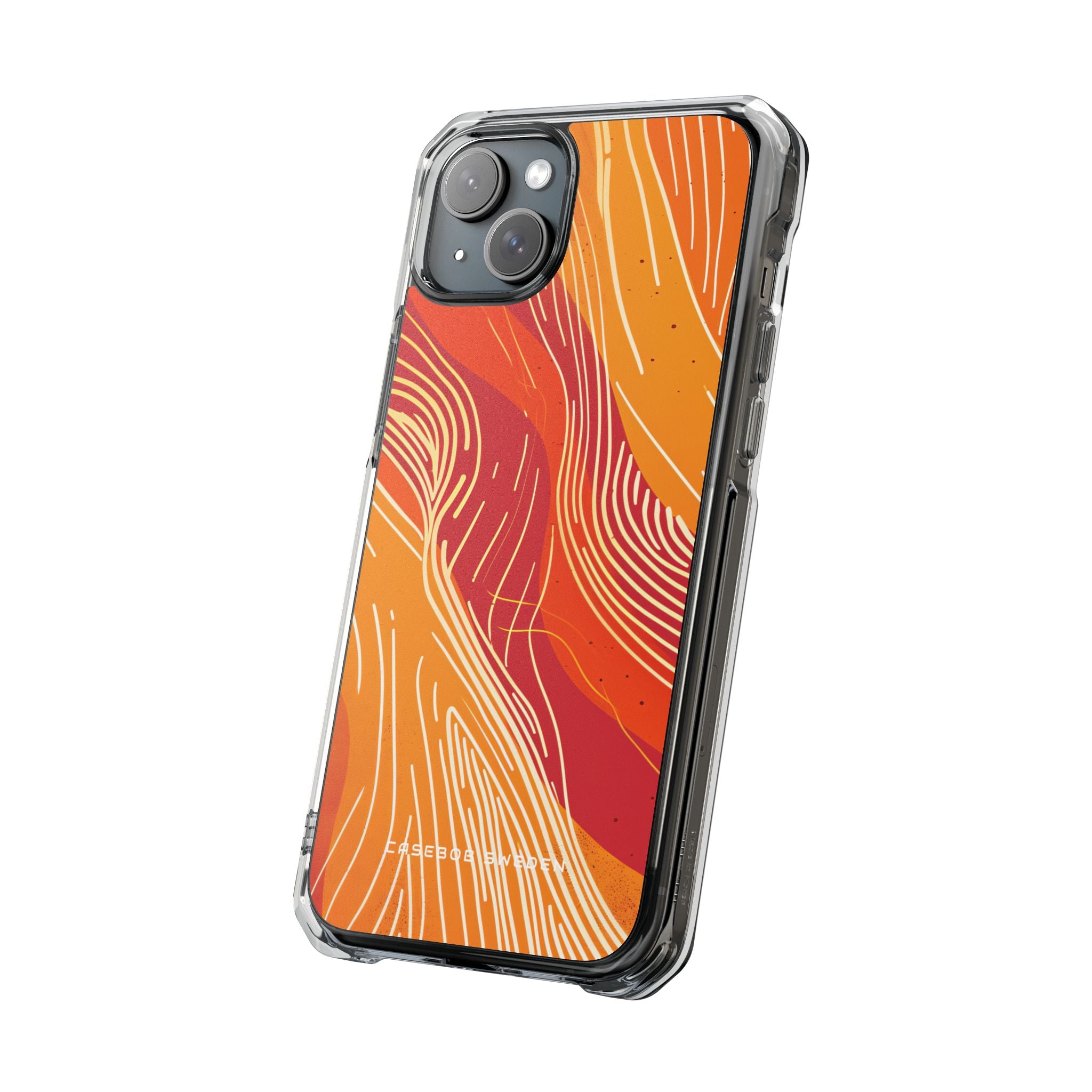 Gradient Flowwave Essence iPhone 15 - Clear Impact Phone Case