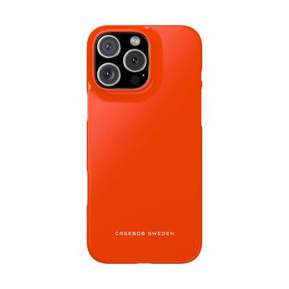 Orange Red iPhone 16 - Slim Phone Case