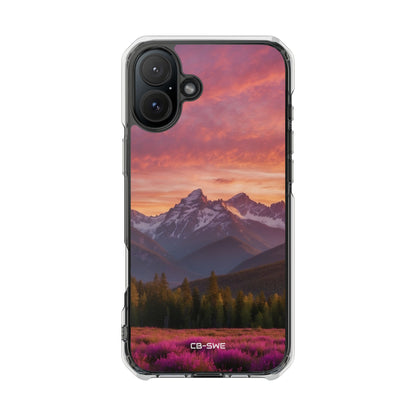 Mountain Peaks Glow iPhone Case - Impact