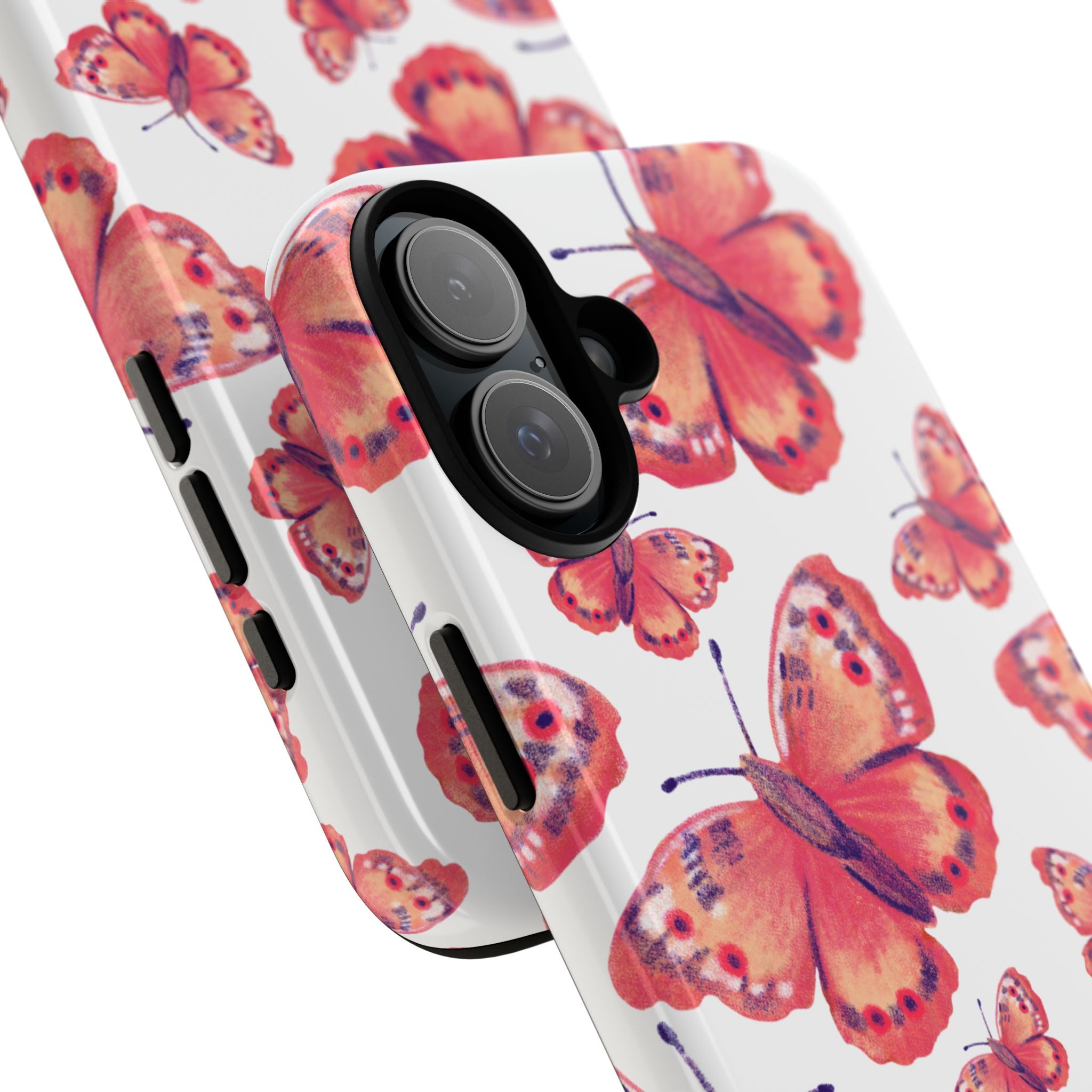 Vibrant Butterfly Dance - iPhone Case