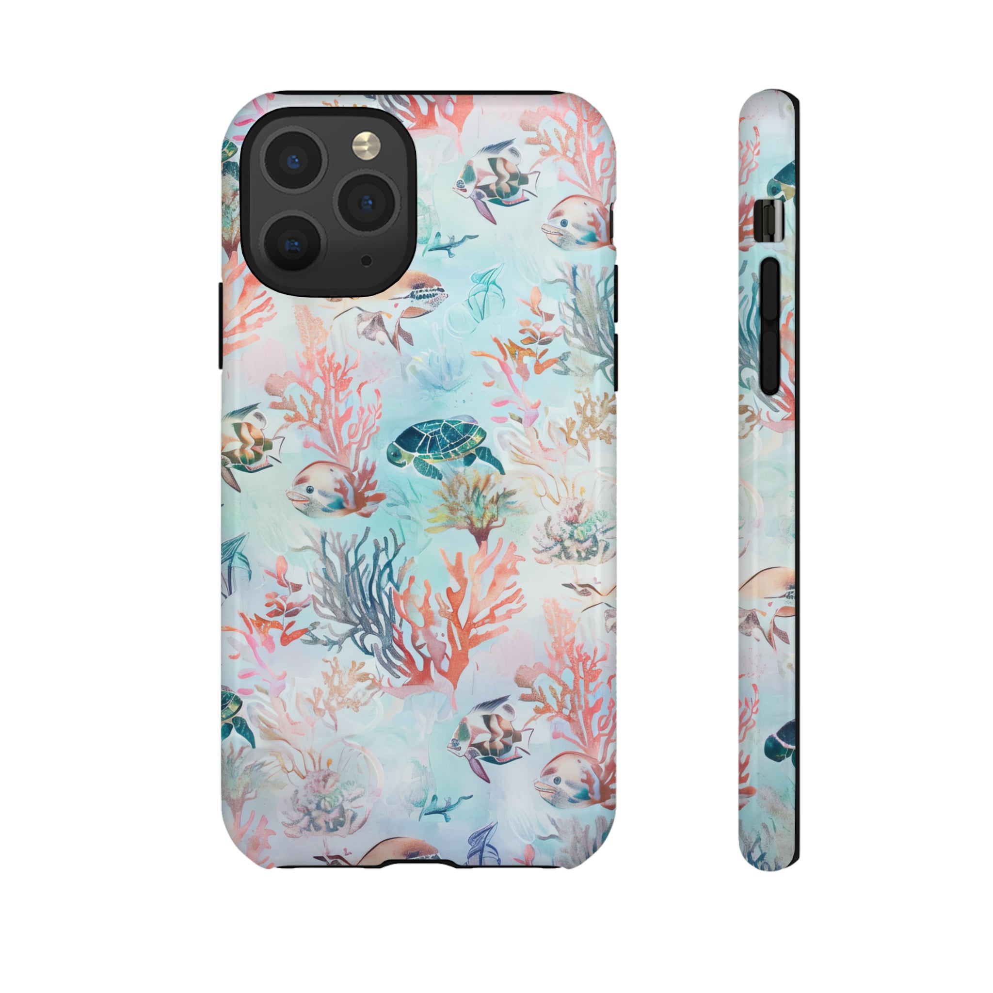 Pastel Underwater Serenade - Protective Phone Case