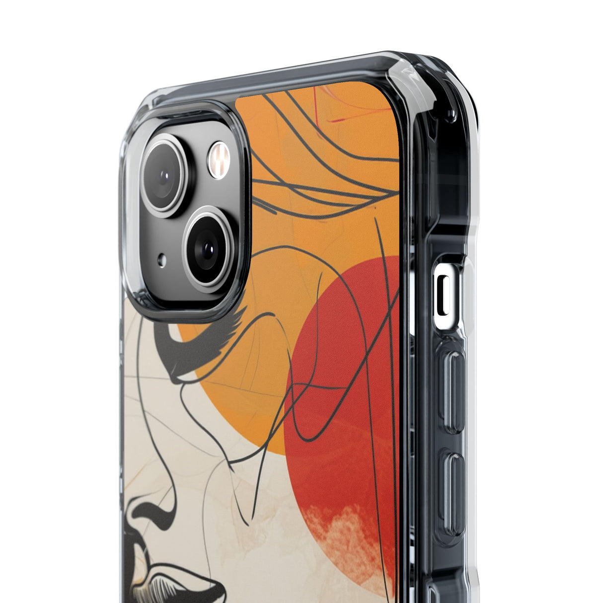 Contemplative Warmth - Phone Case for iPhone (Clear Impact - Magnetic)