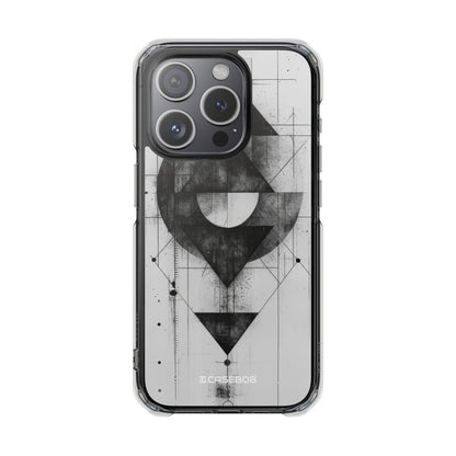 Monochrome Geometry - Phone Case for iPhone