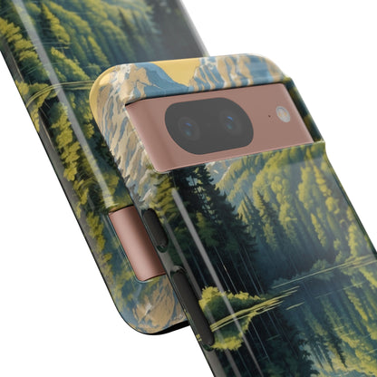 Mountain Peaks Reflect - Google Pixel Case