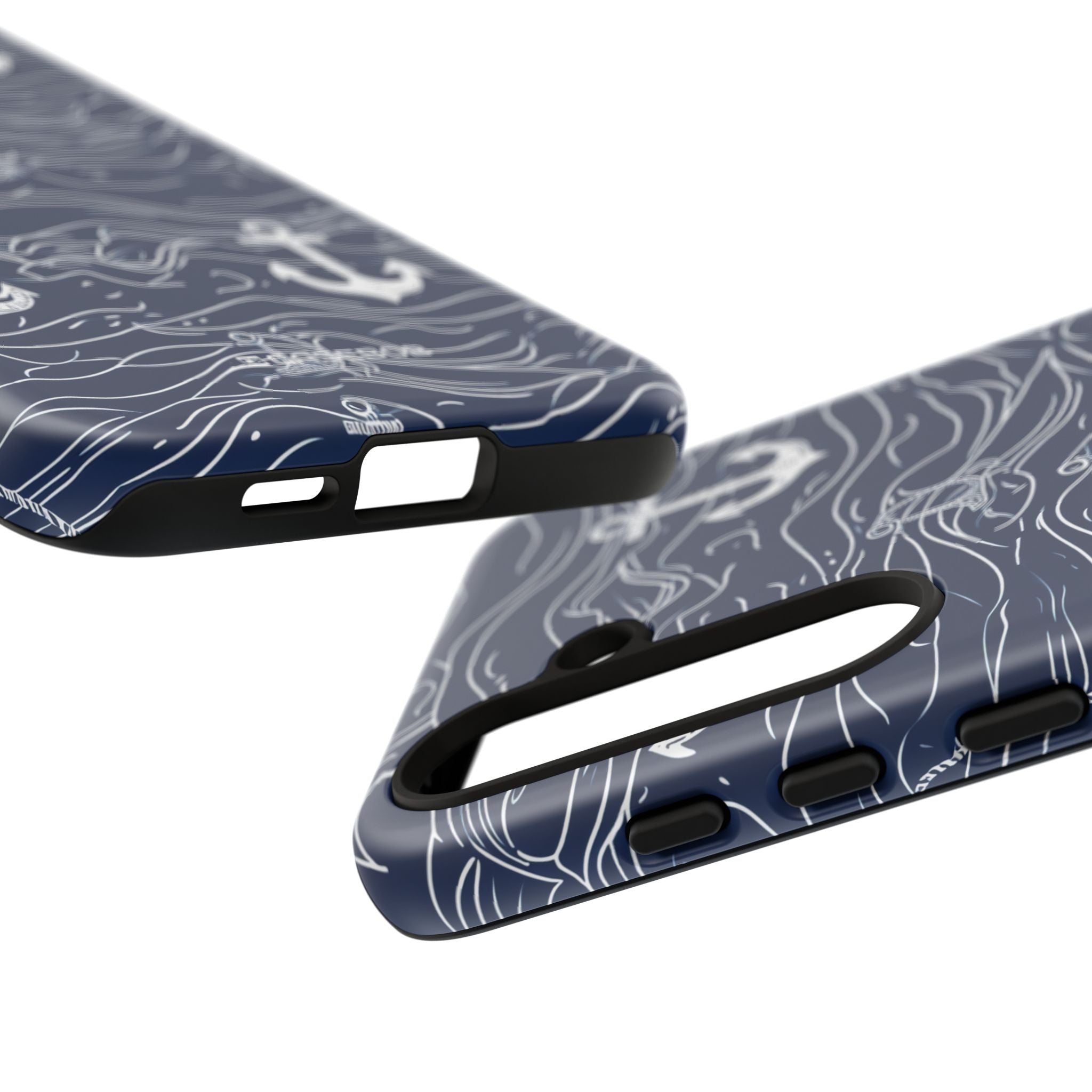 Nautical Whimsy: Anchors and Waves - For Samsung S24