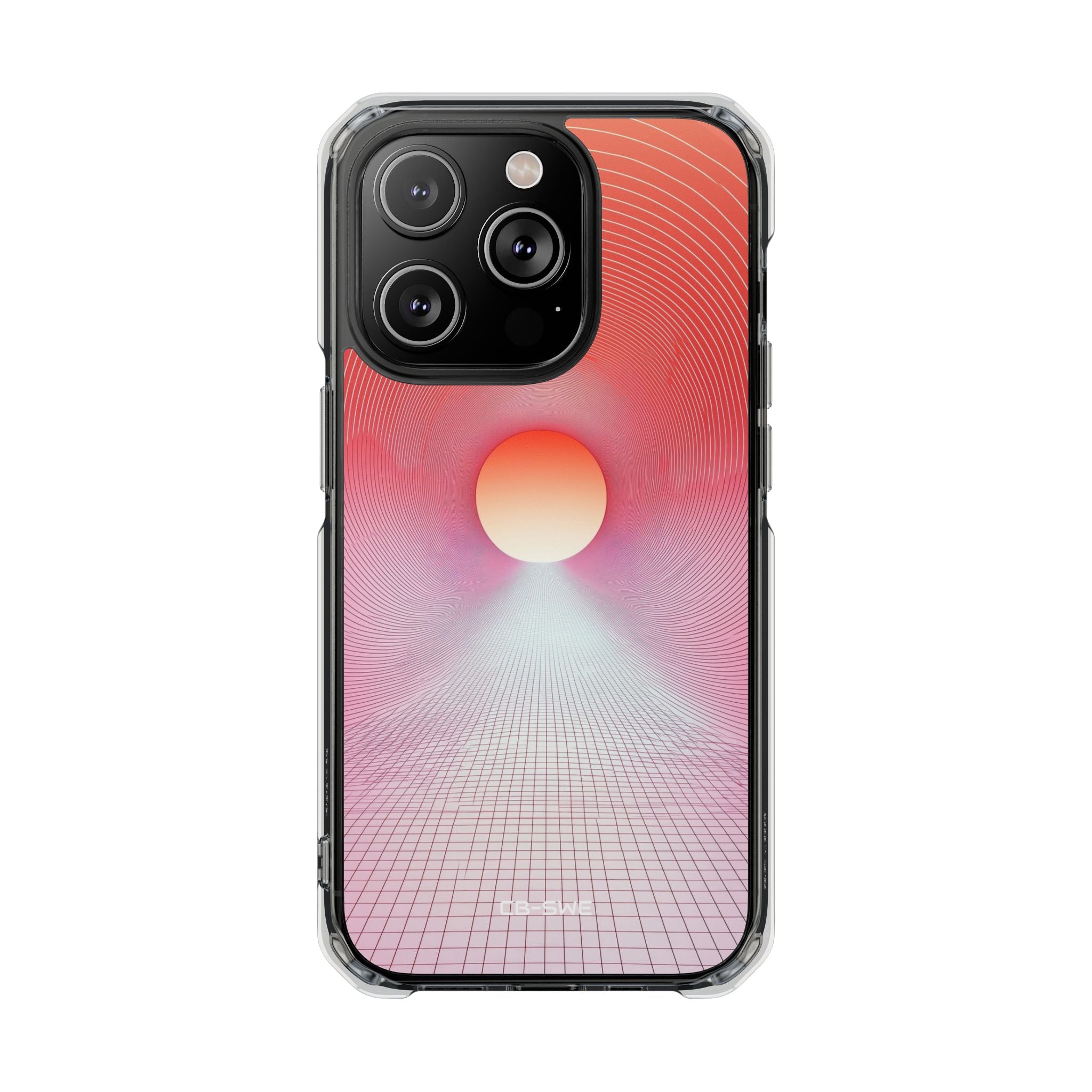 Circles Embrace Light iPhone Case - Impact