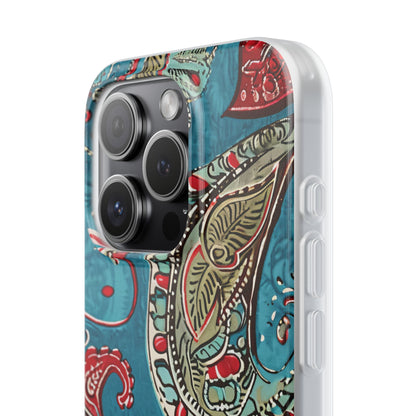 Vintage Paisley Elegance iPhone 15 - Flexi Phone Case