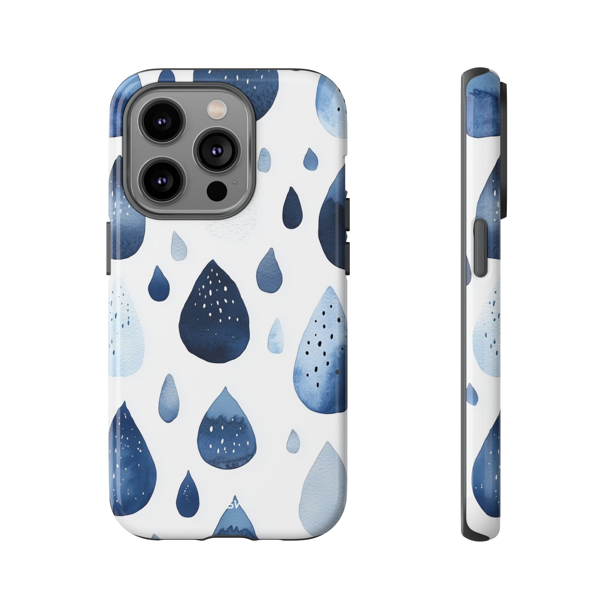 Droplets Flow Softly - iPhone Case