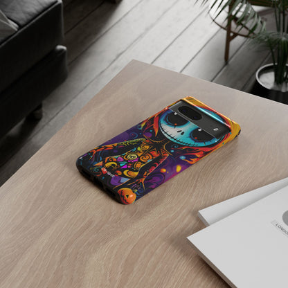 Skeletal Figure Laughs - Google Pixel Case