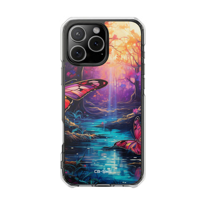 Enchanted Butterfly Forest iPhone Case - Impact