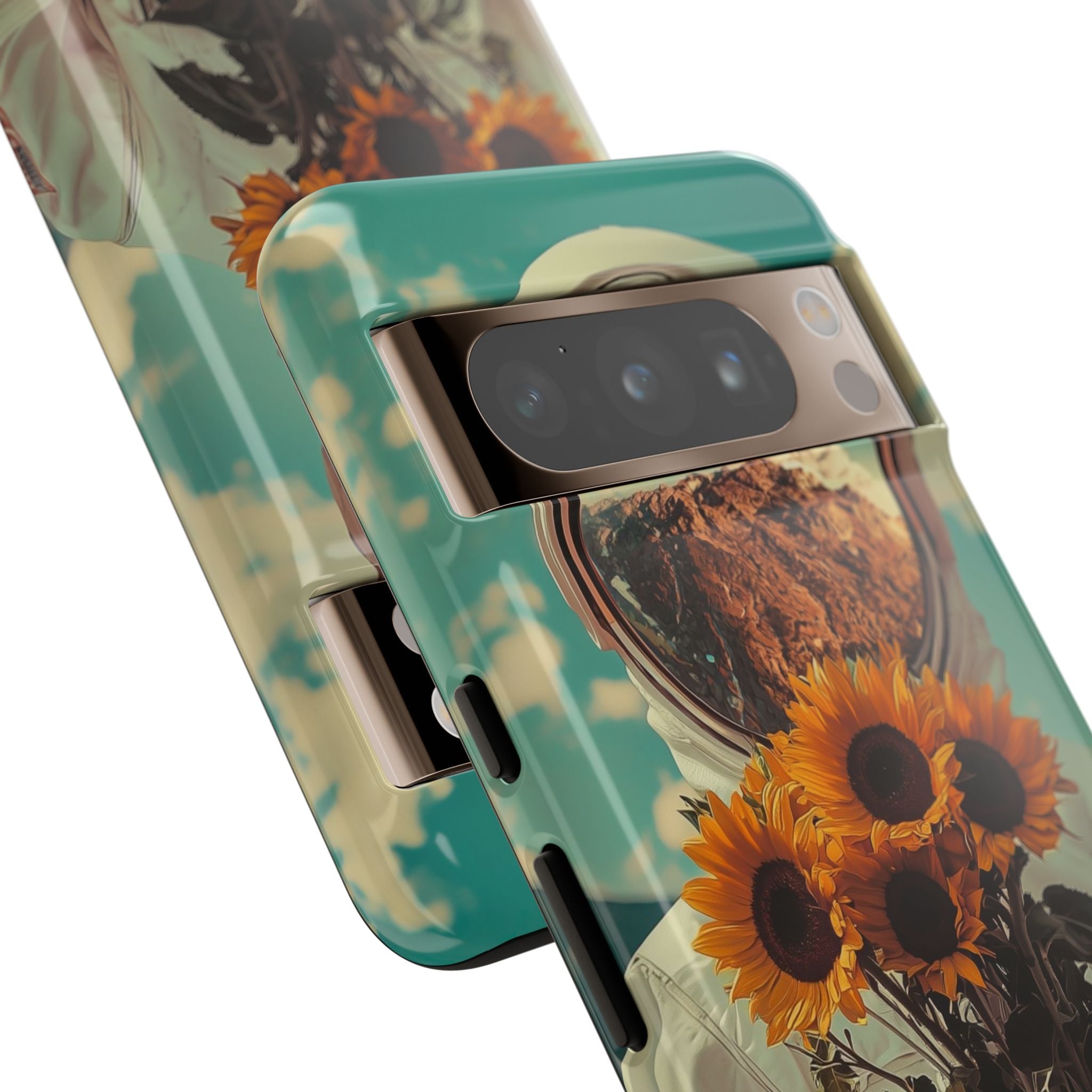 Sunflower Astronaut Google Pixel 8 Pro Case - Tough