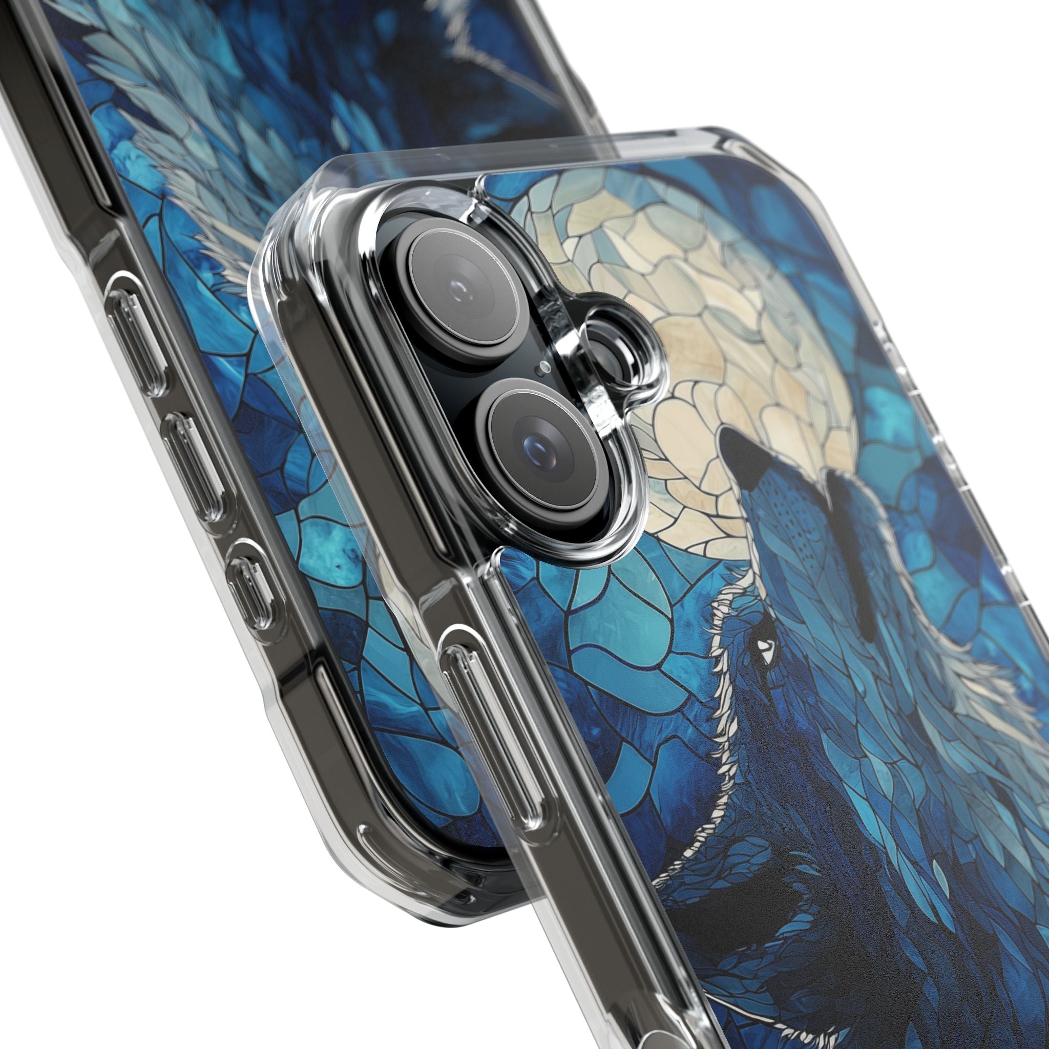 Wolf Howls Moonlight iPhone Case - Impact