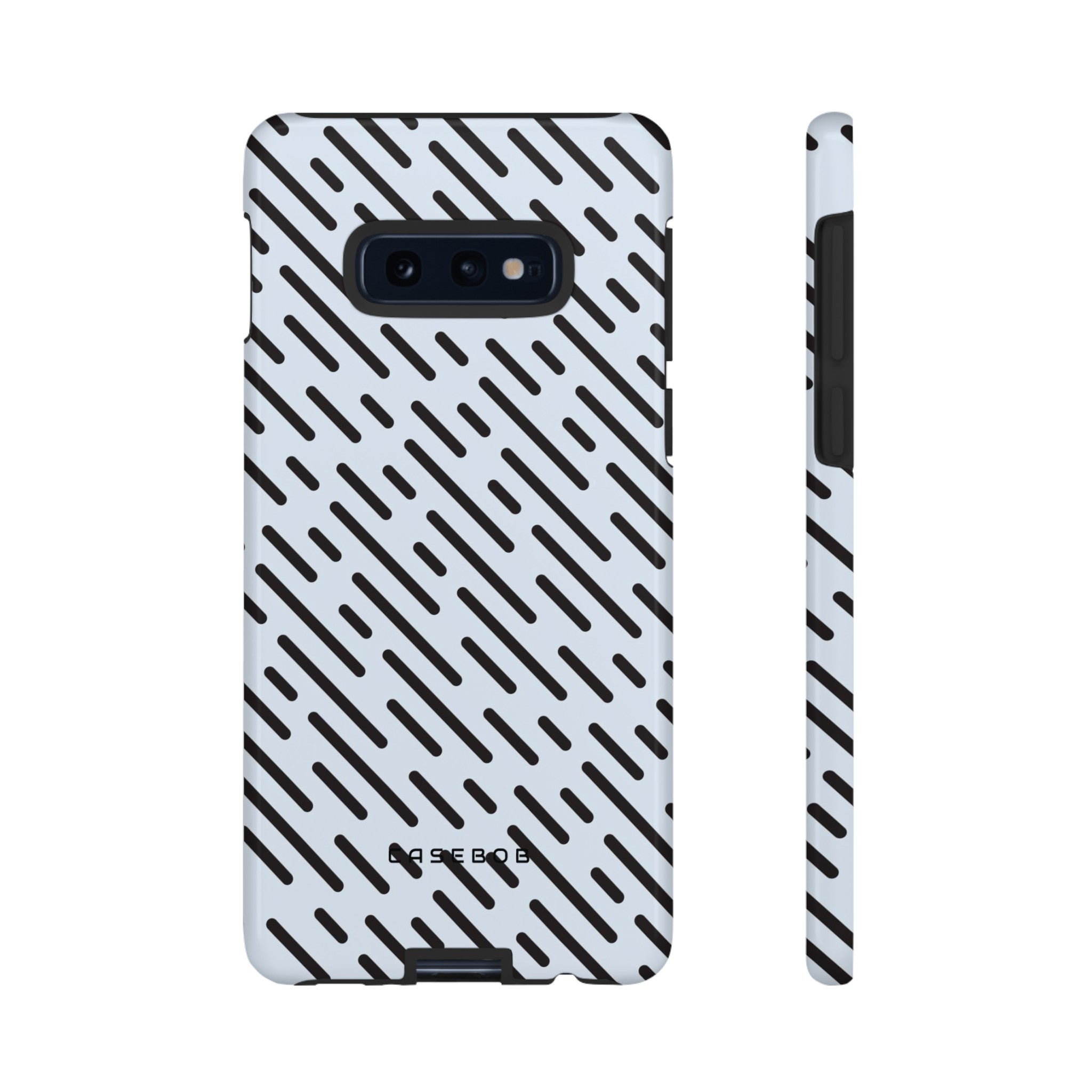 Monochrome Dash - Protective Phone Case