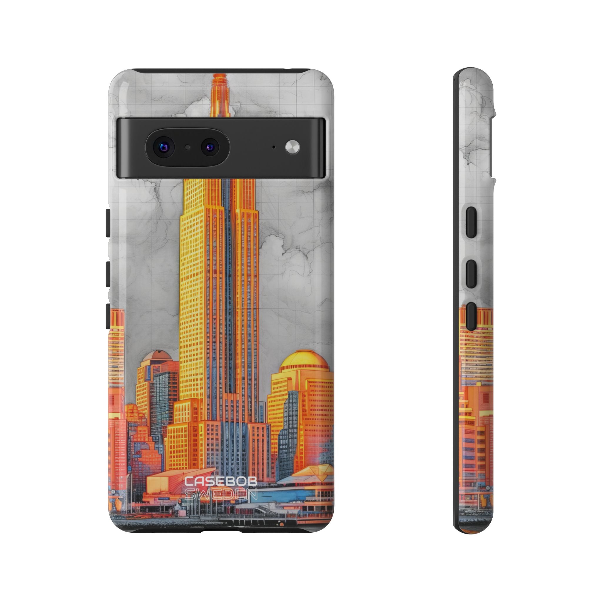 Vibrant City Skyline Google Pixel 7 - Tough