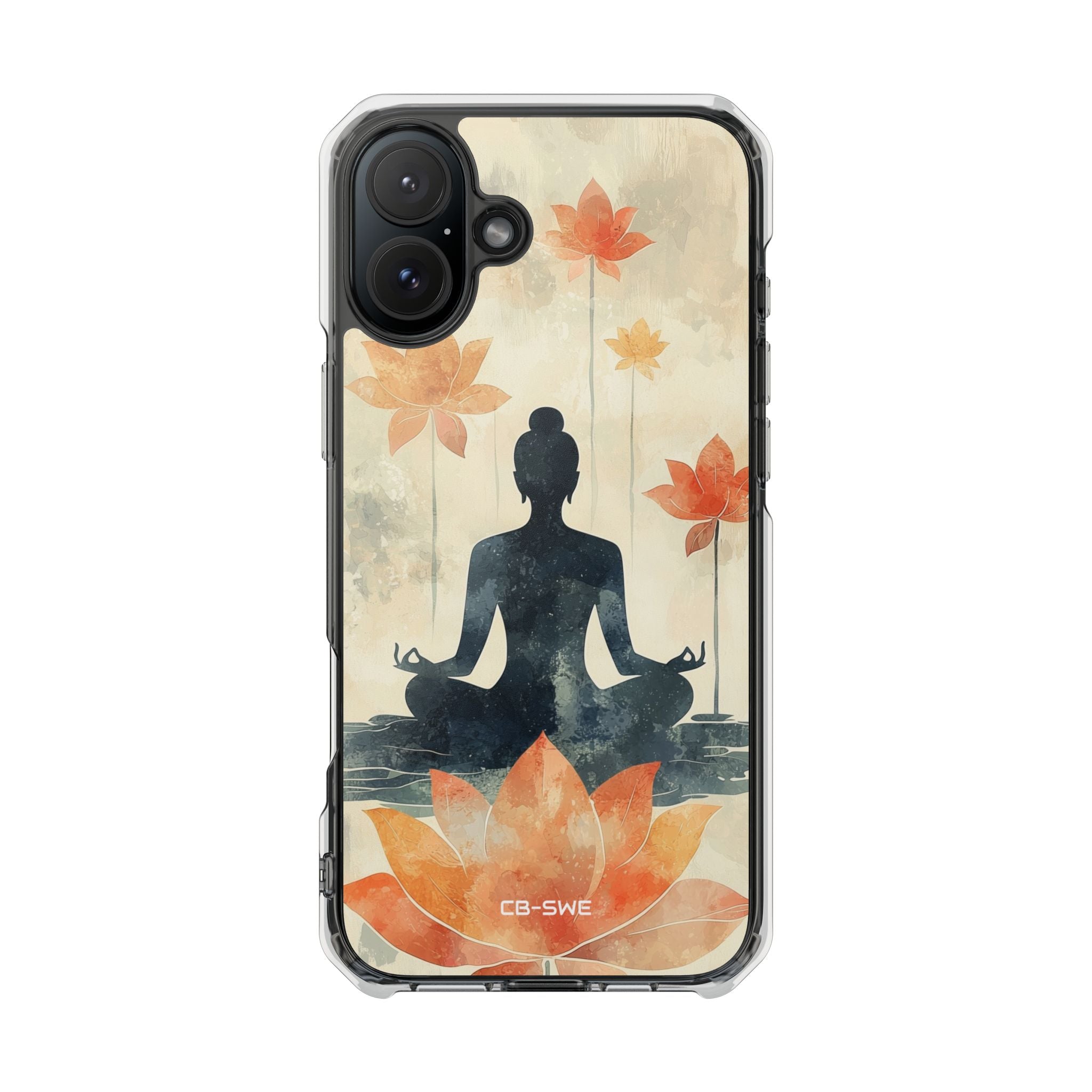 Lotus Blooms Surround iPhone Case - Impact
