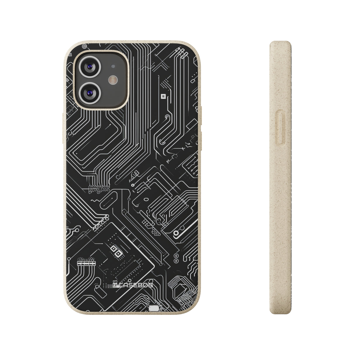 Cyber Circuitry Art | Biodegradable Phone Case