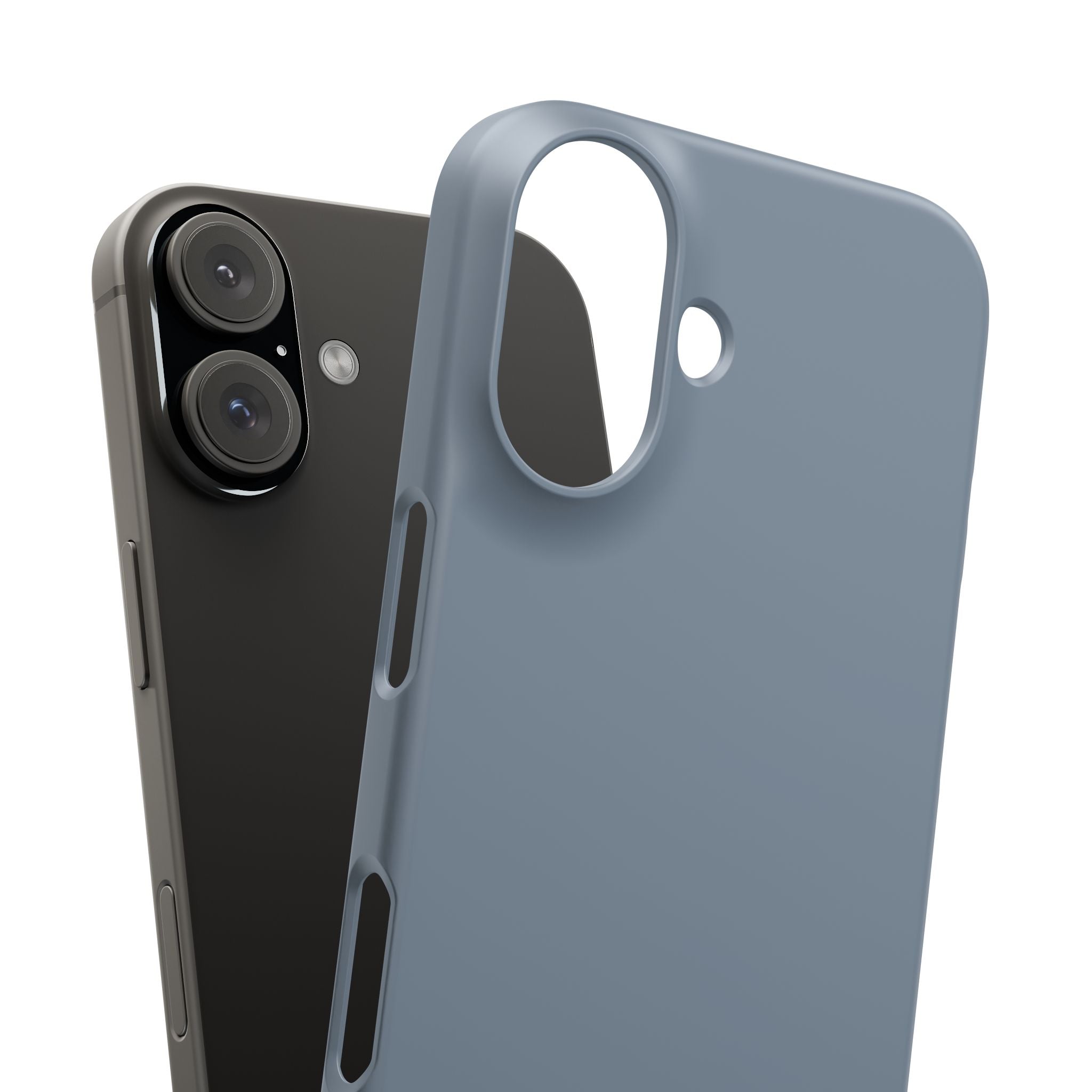 Light Slate Gray iPhone 16 - Slim Phone Case