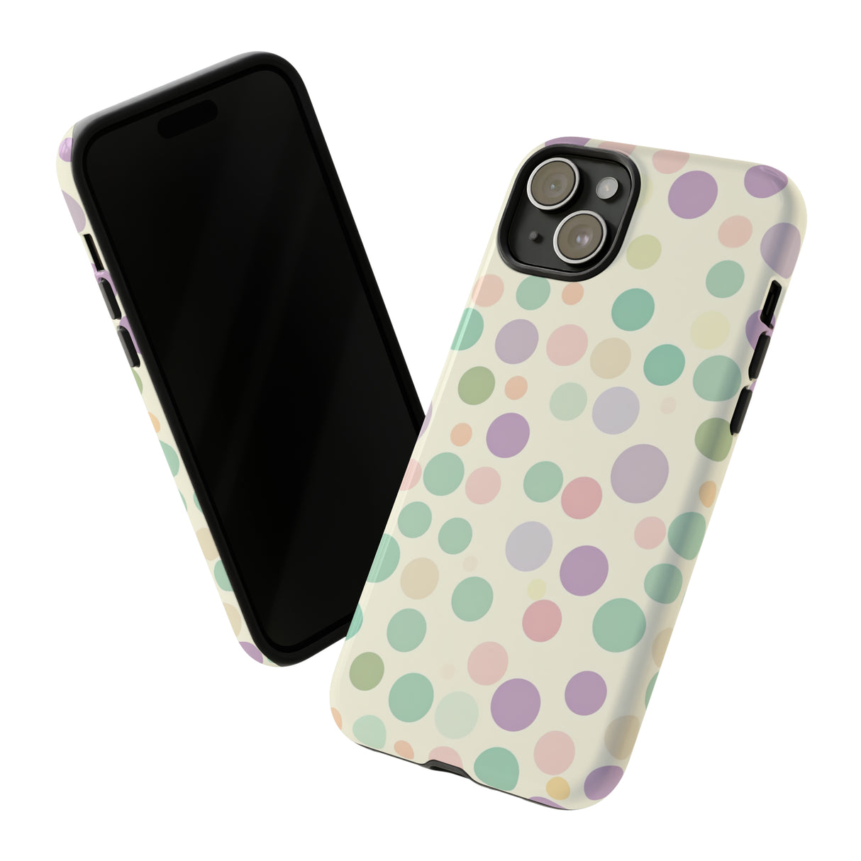 Polka Dot Pastel Harmony - Schutzhülle fürs Handy