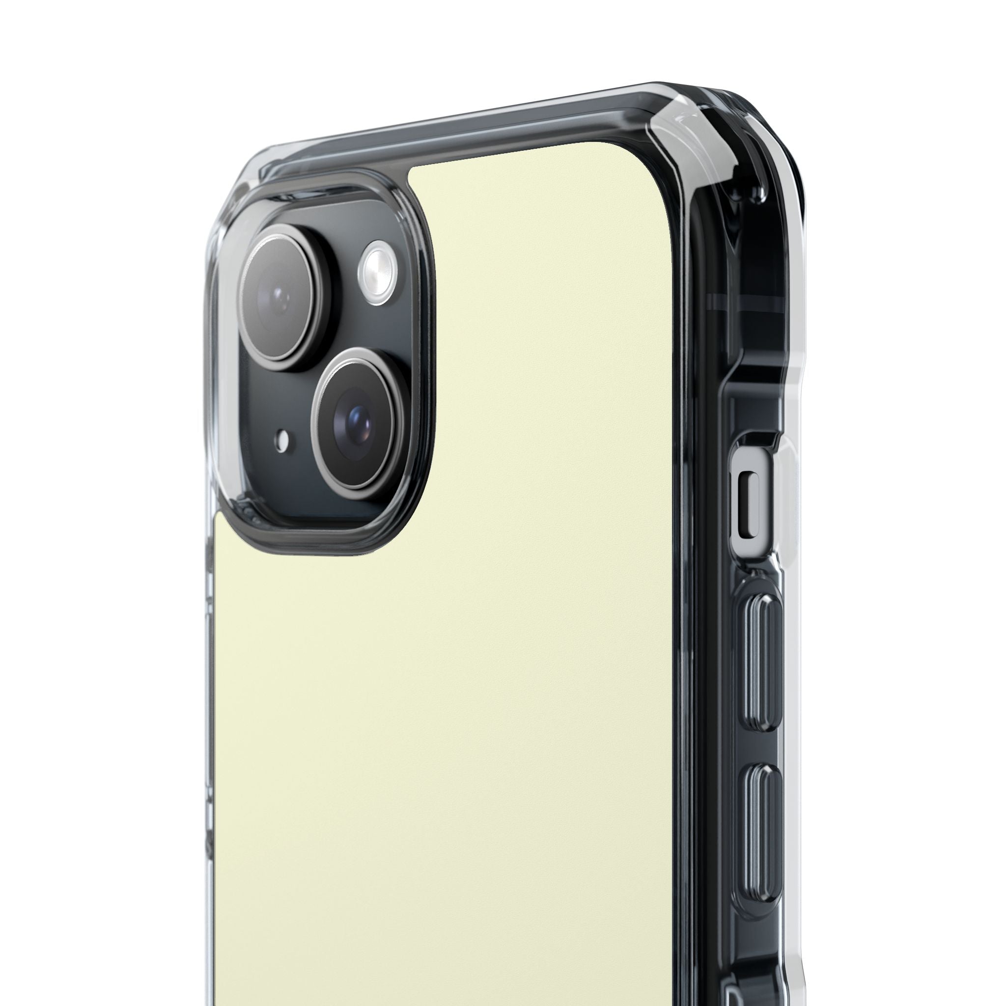 Pastel Yellow - Clear Impact iPhone 15 Phone Case