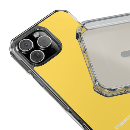 Mustard Yellow - Clear Impact iPhone 16 Phone Case