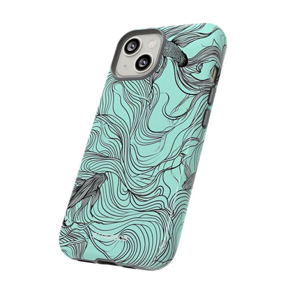 Aqua Serenity | Protective Phone Case for iPhone