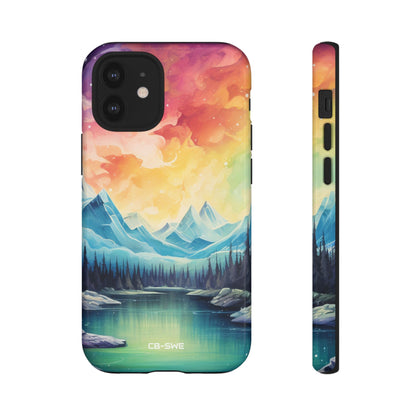 Mystical Mountain Sunset - iPhone Case