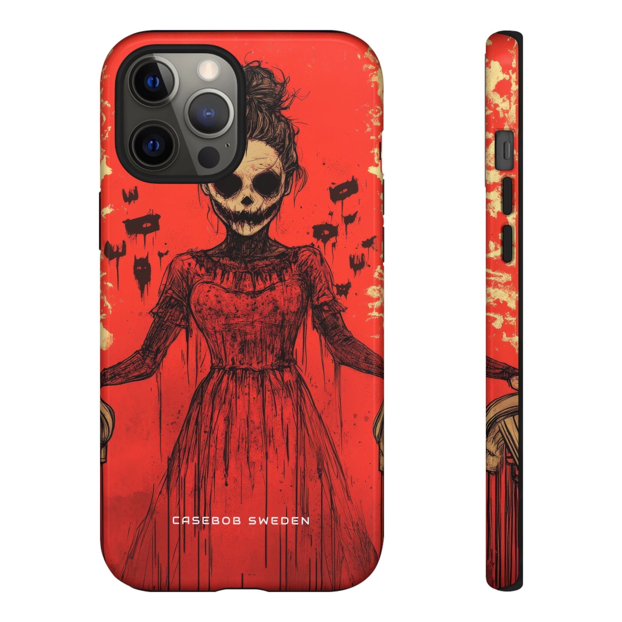 Haunting Scarlet Descent iPhone 12 - Tough Phone Case