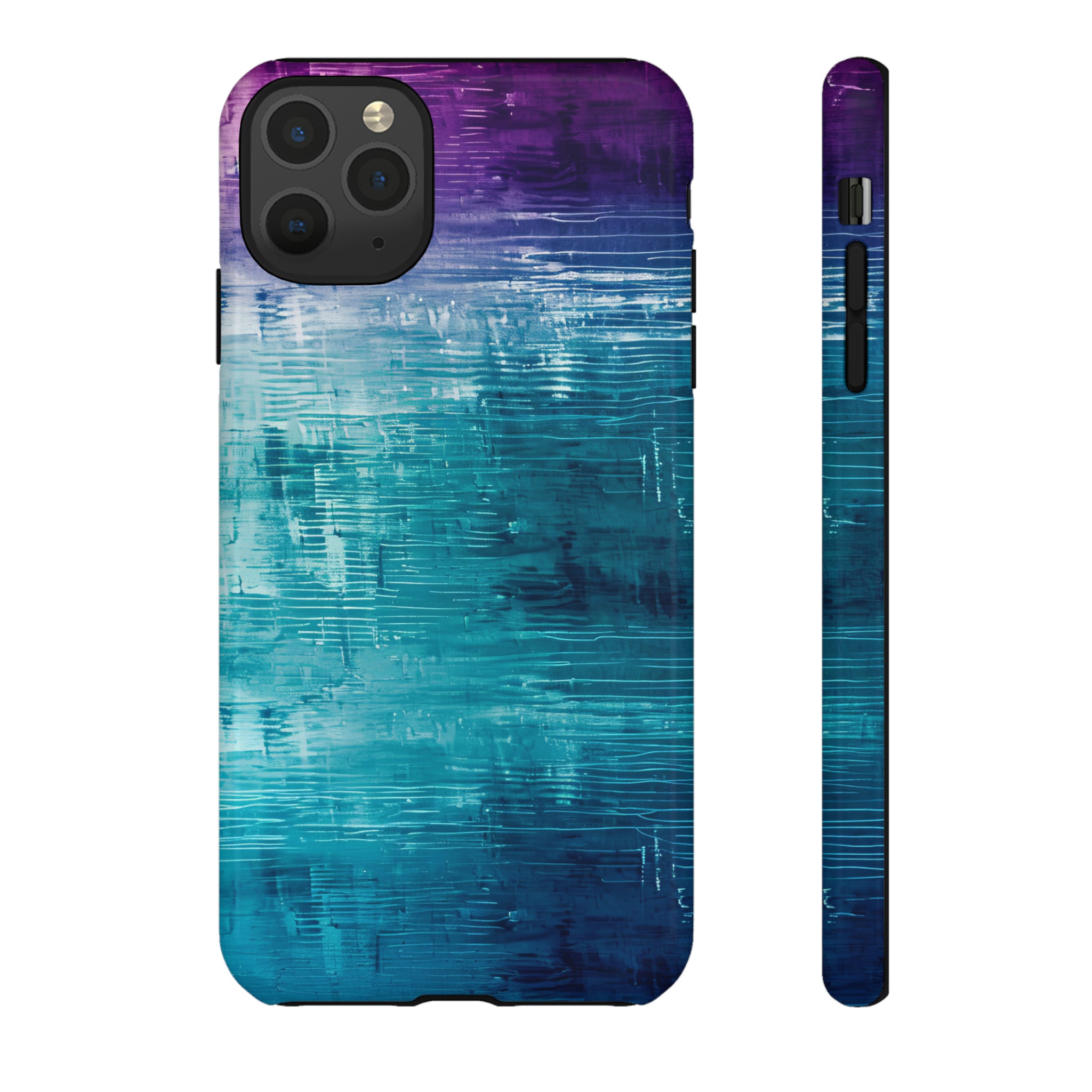 AI Fusion: Metallic Gradient - Protective Phone Case