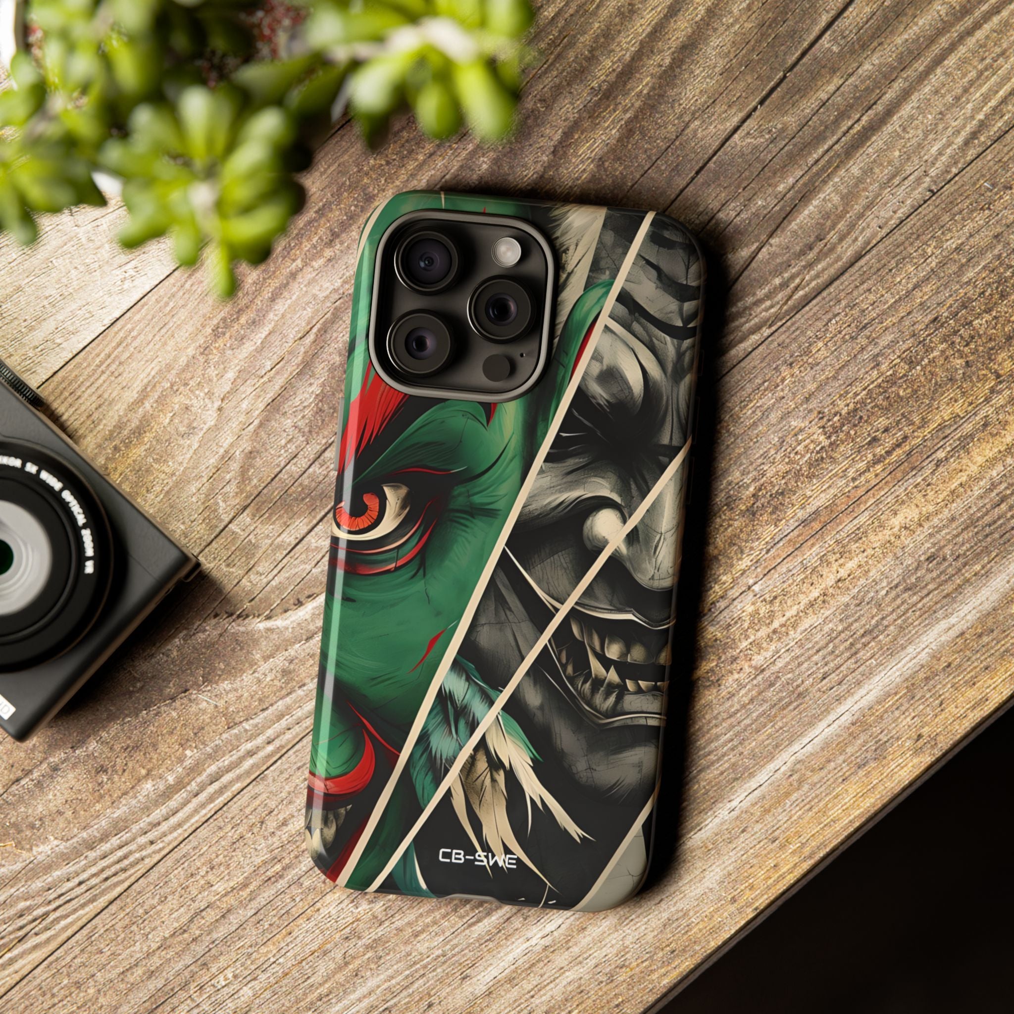 Demonic Panels Clash - iPhone Case