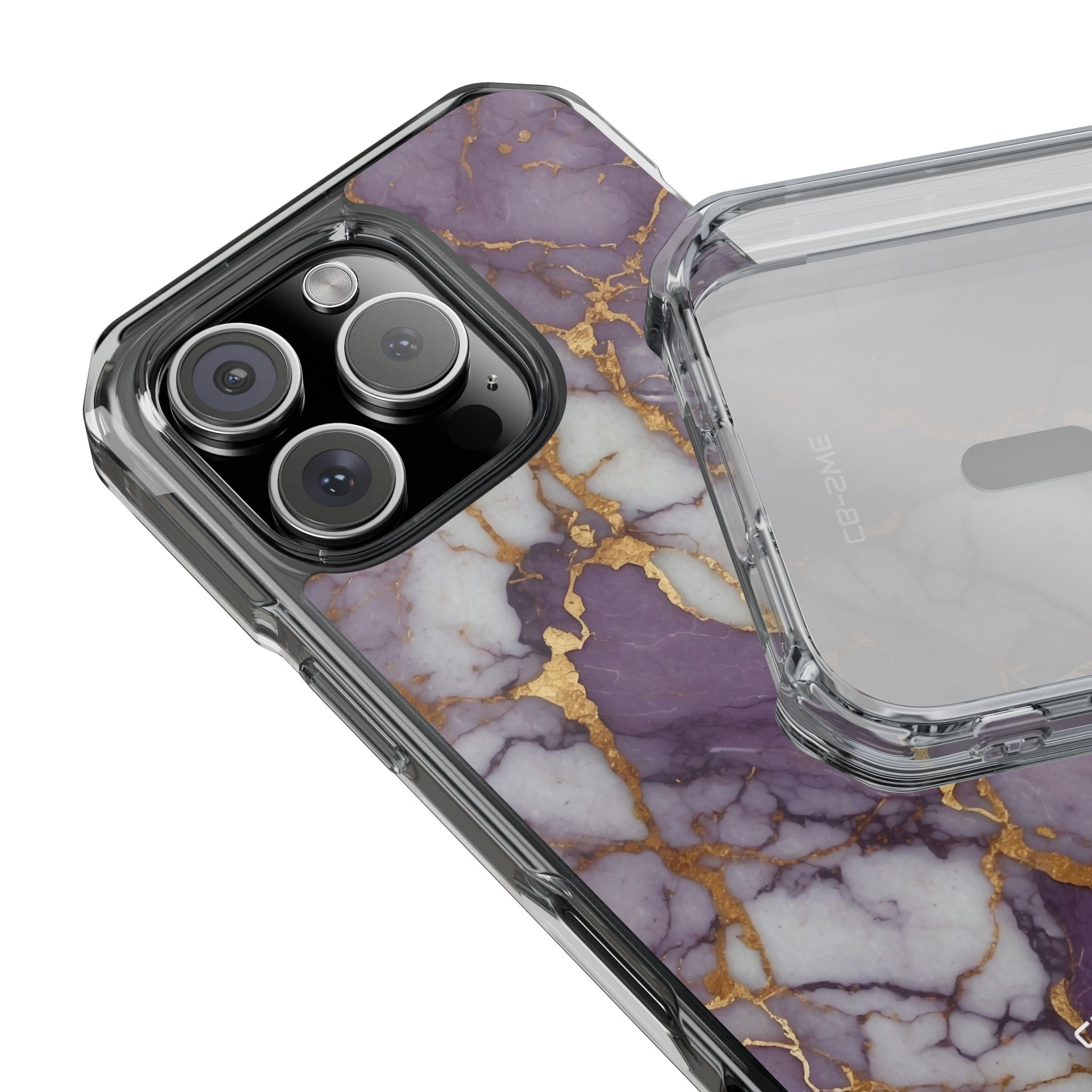 Lavender Veins Flow iPhone Case - Impact