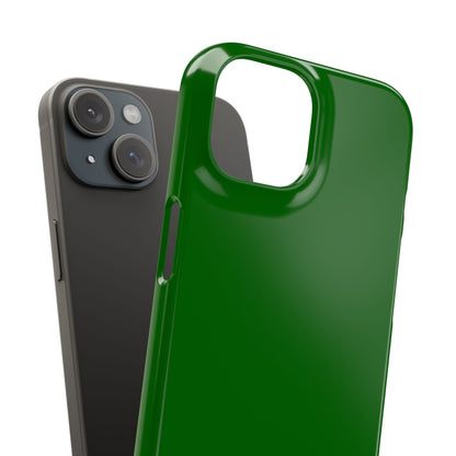 Dark Green iPhone 15 - Slim Phone Case