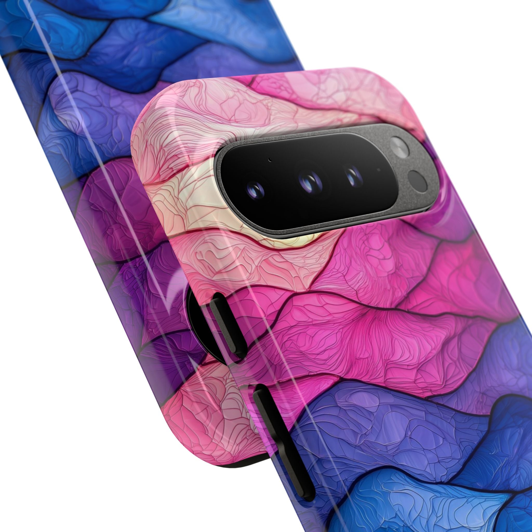 Wavy Vein Gradient Google Pixel 9 Pro Case - Tough