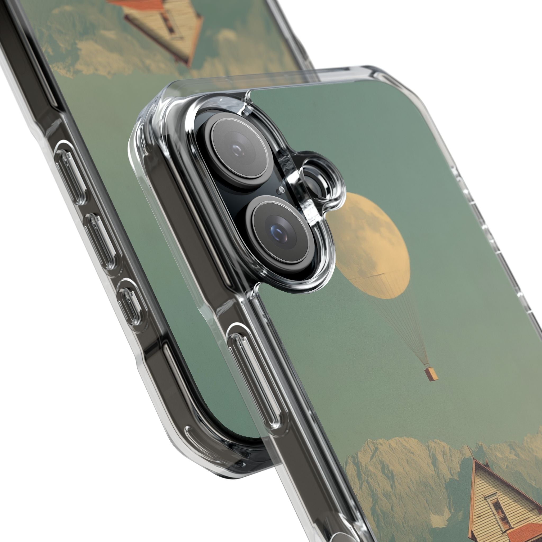 Moon Hovers Low iPhone Case - Impact