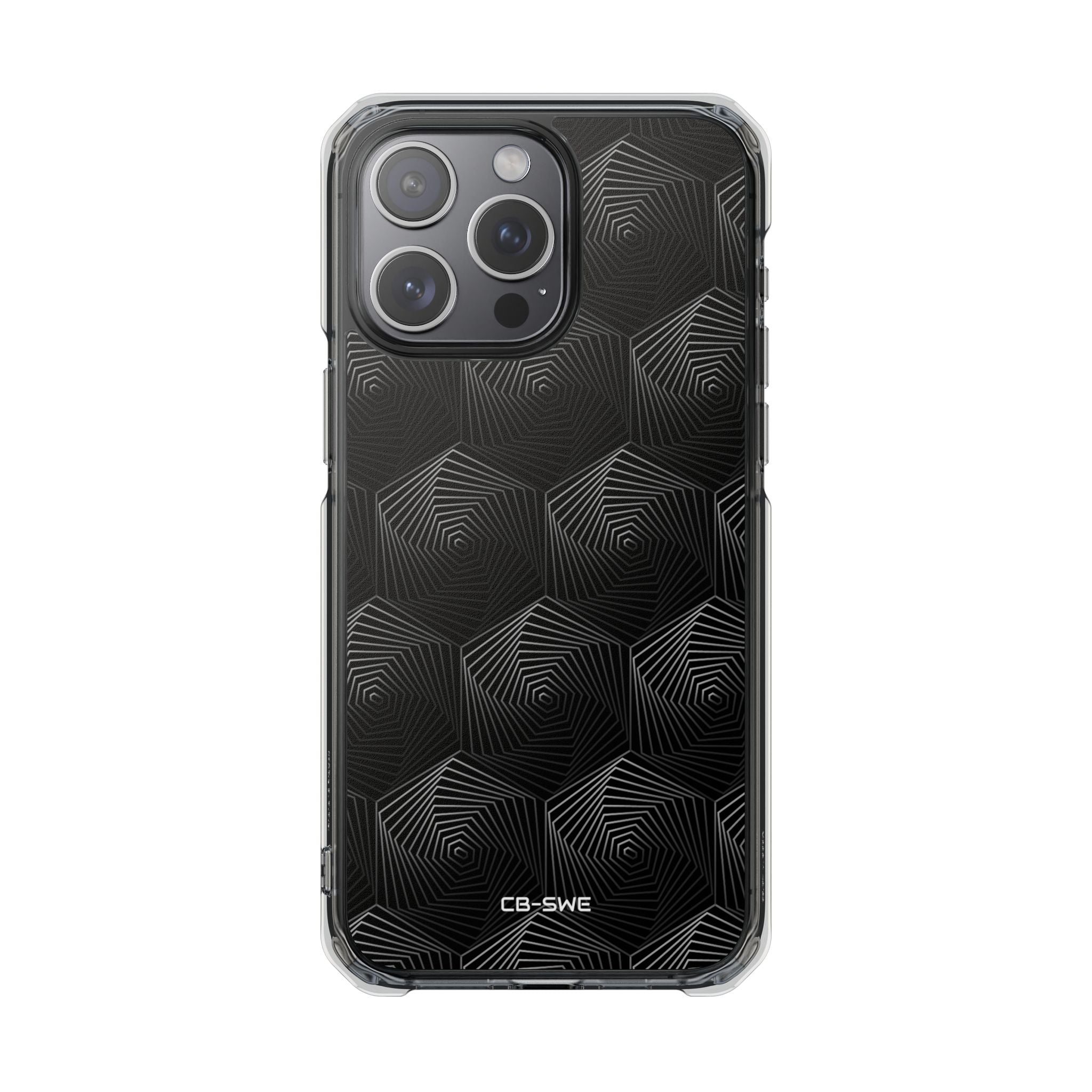 Geometric Spiral Illusion iPhone Case - Impact