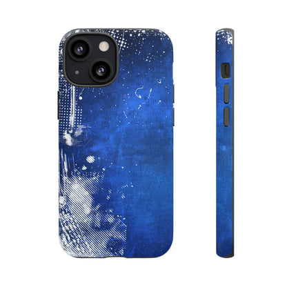 Grunge Blue - Protective Phone Case