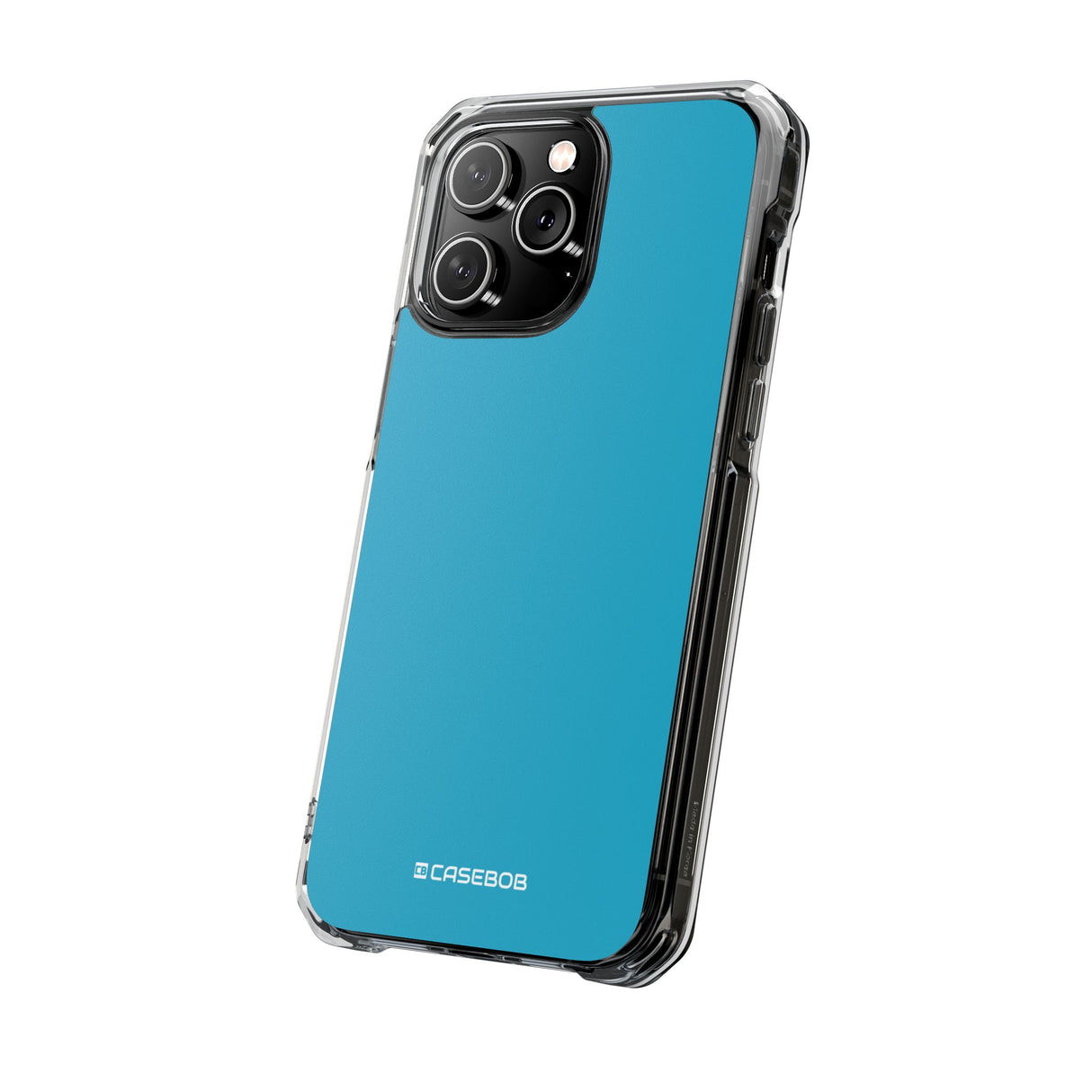 Pacific Blue | Handyhülle für iPhone (Clear Impact Case – magnetisch) 