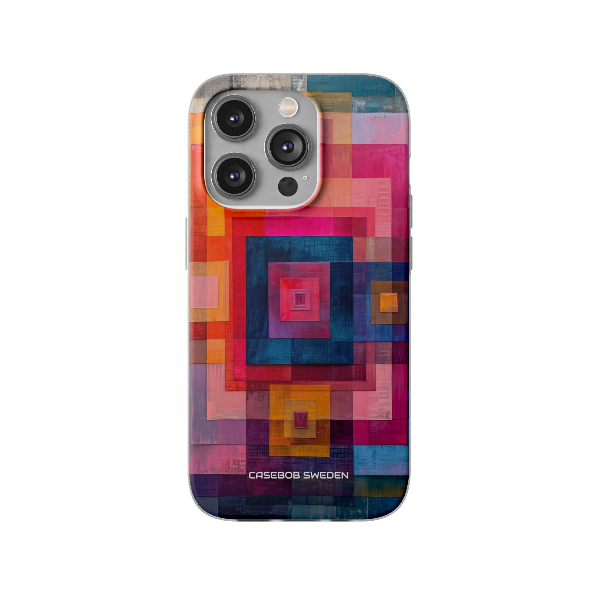 Vibrant Geometry - Flexi iPhone 14 Phone Case