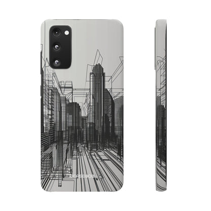 Urban Wireframe | Slim Phone Case for Samsung