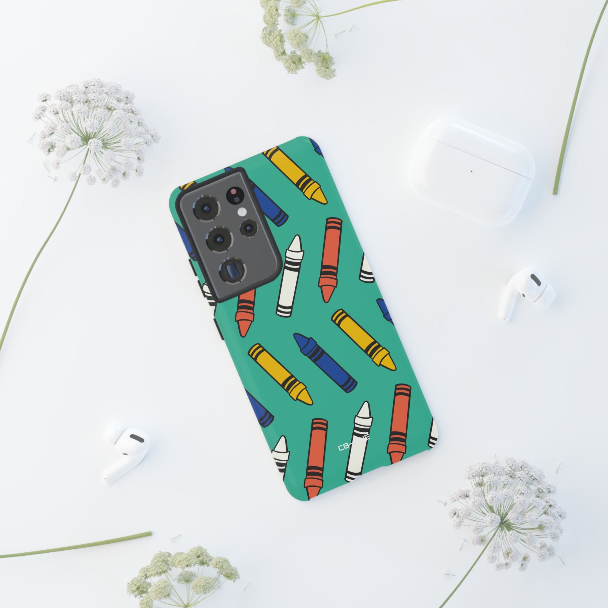 Crayons Dance Playfully - Samsung Case