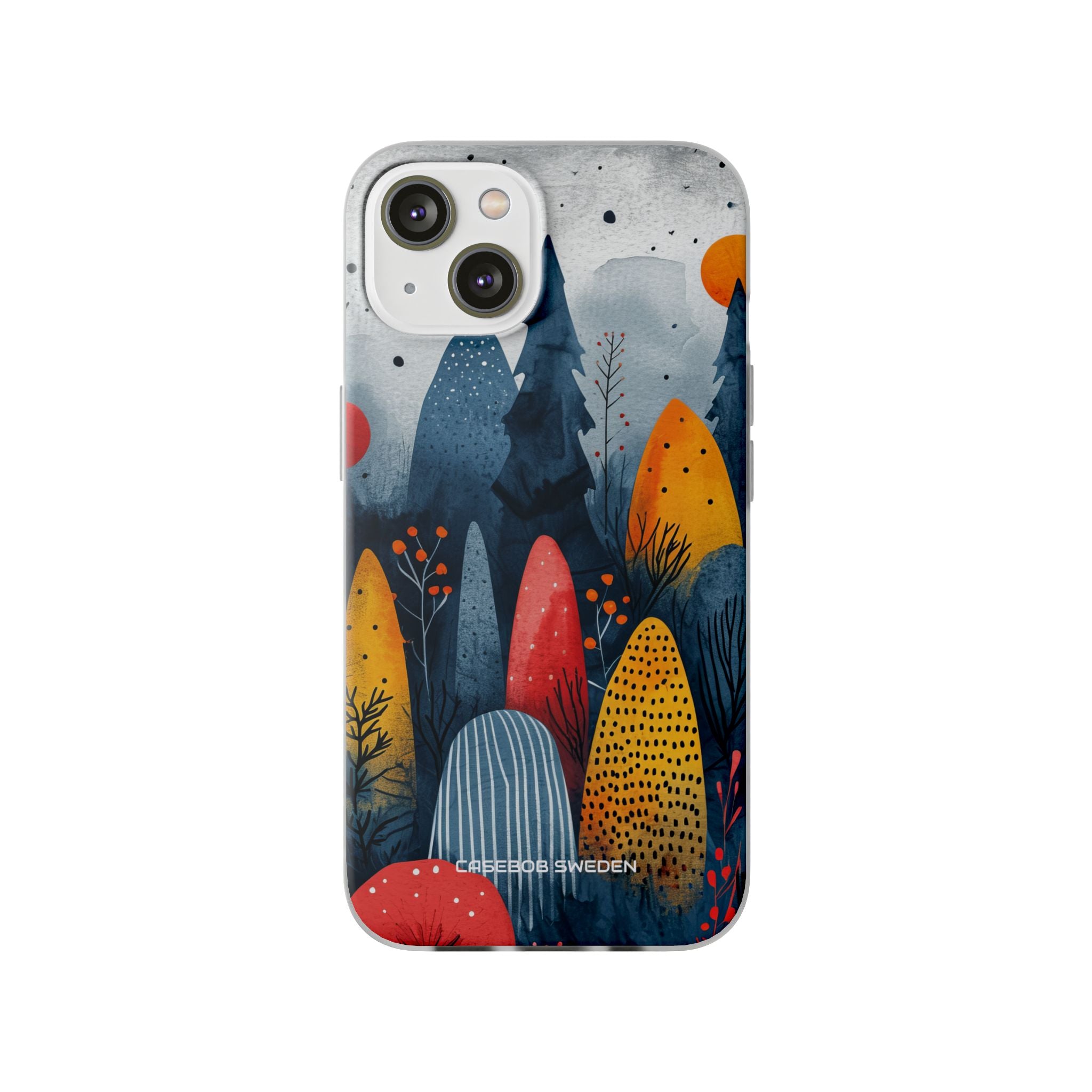 Whimsical Nature - Flexi iPhone 14 Phone Case