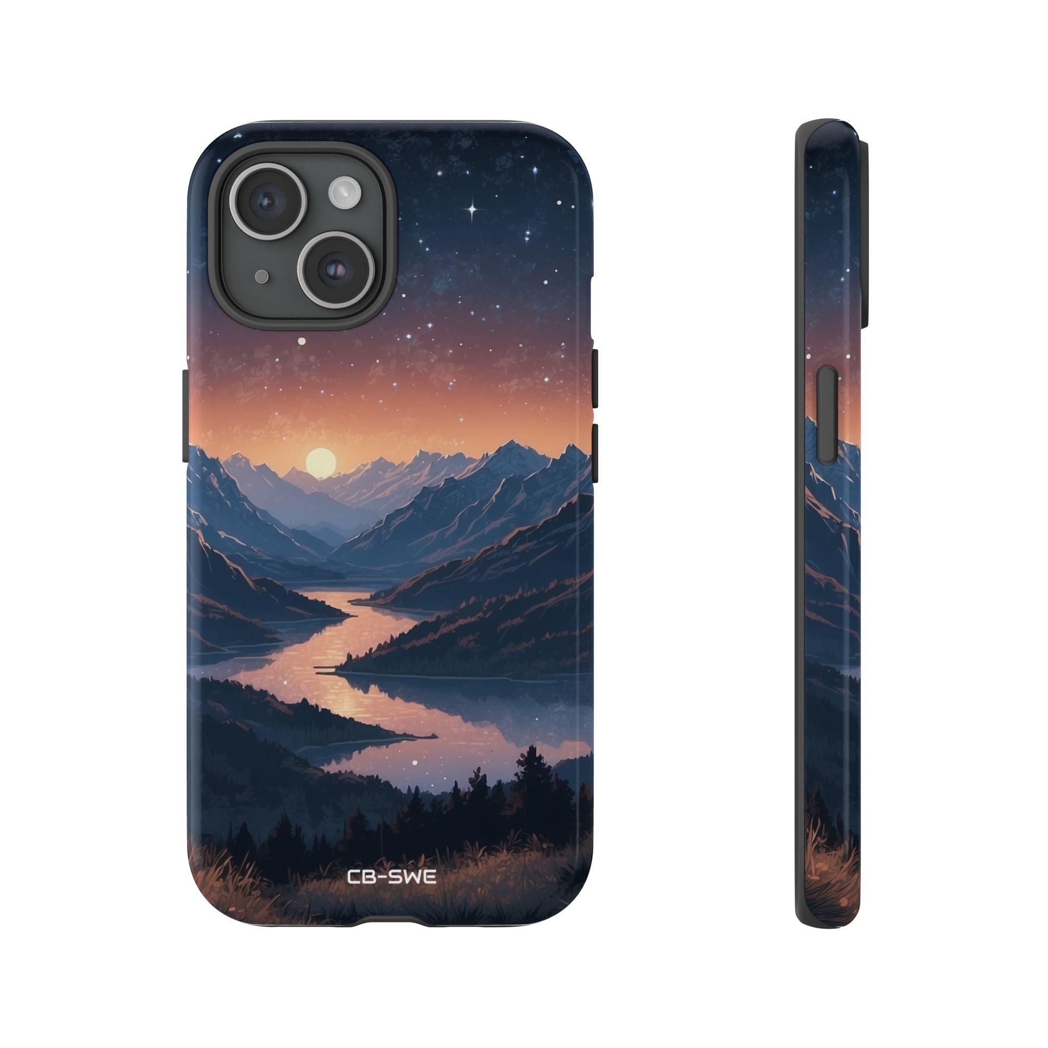 Mountains Embrace Light - iPhone Case