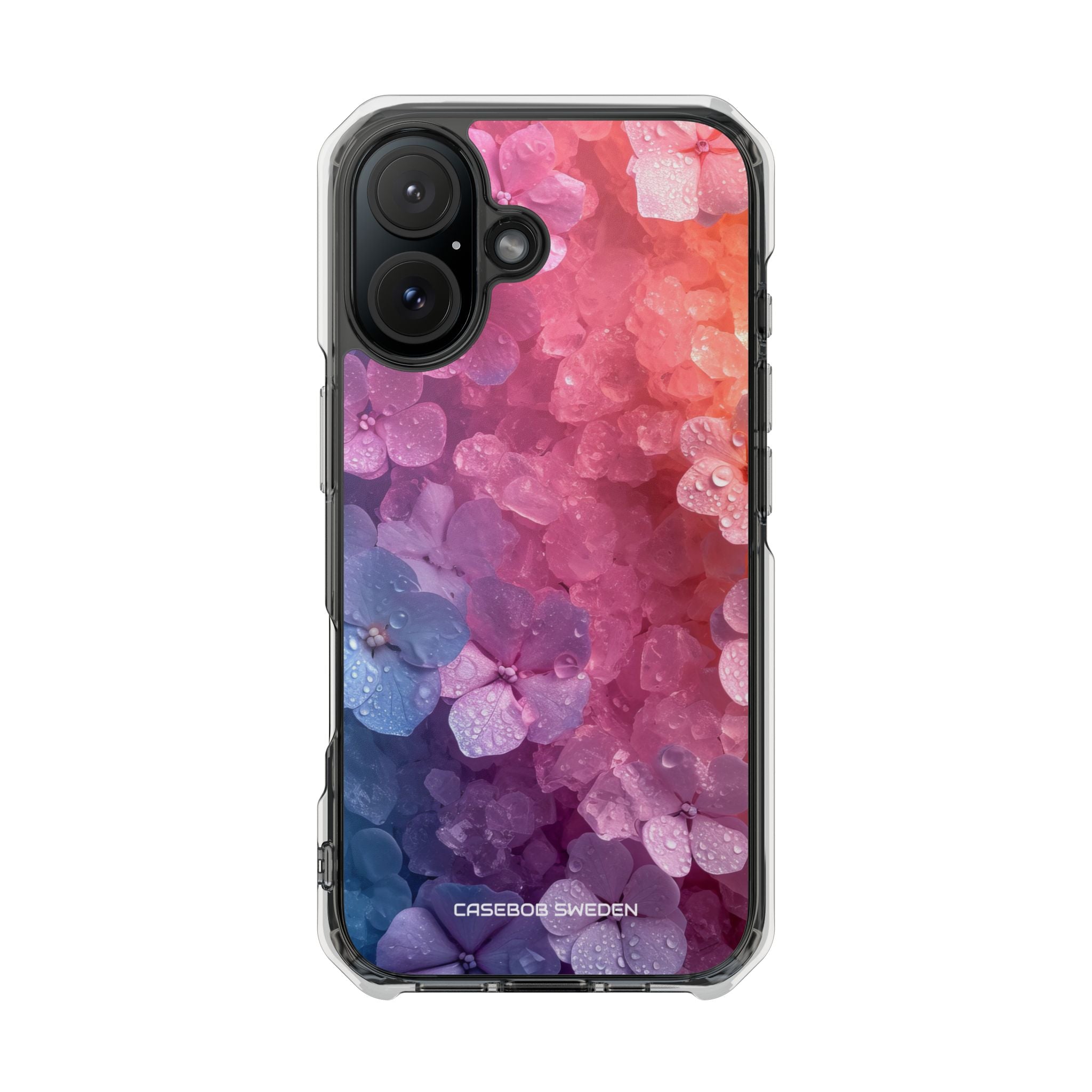 Floral Chill Blooms - Clear Impact iPhone 16 Phone Case