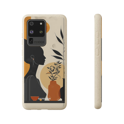 Modern Silhouette Tranquility | Biodegradable Phone Case